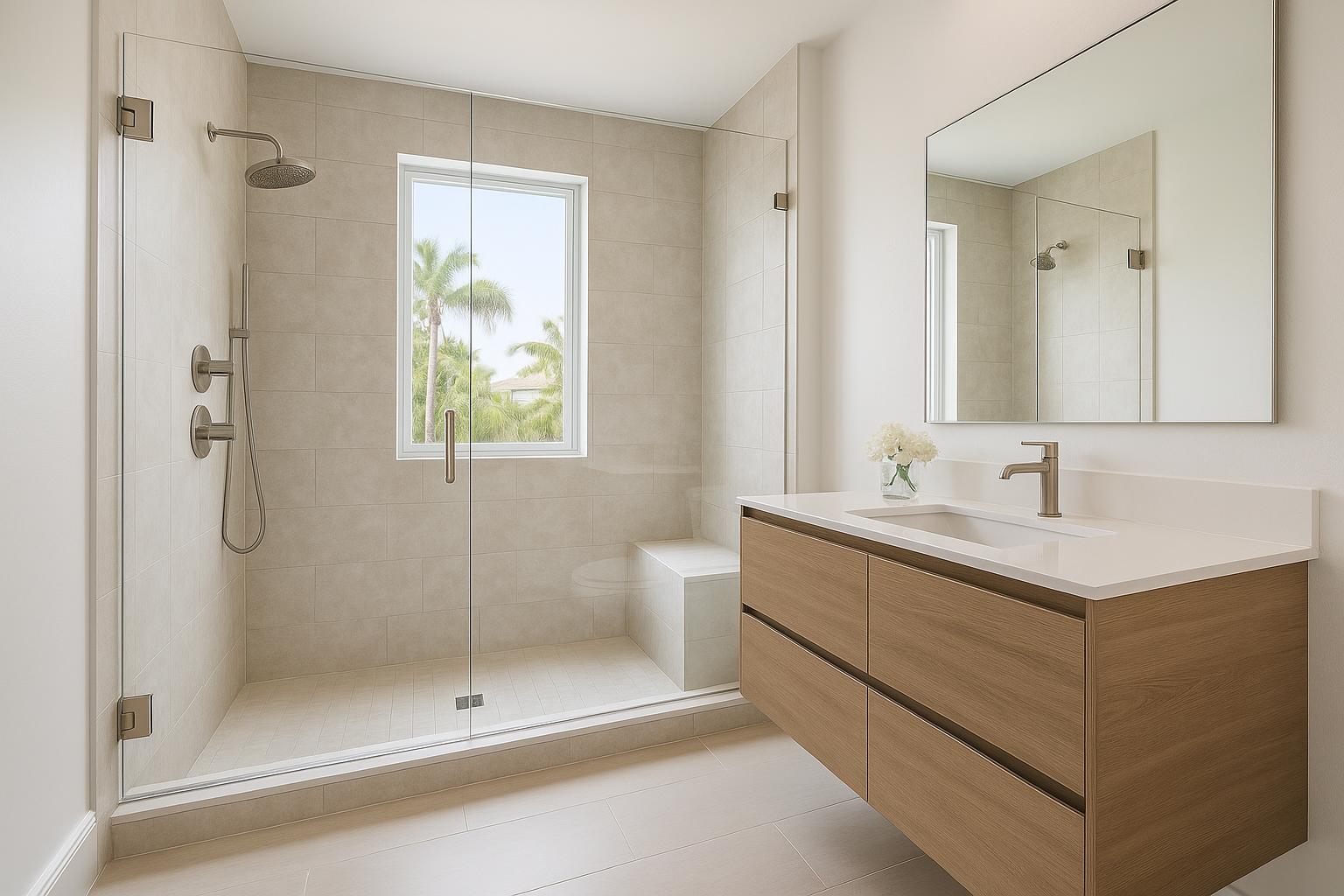 Bathroom Remodeling service by Landmark House Construction